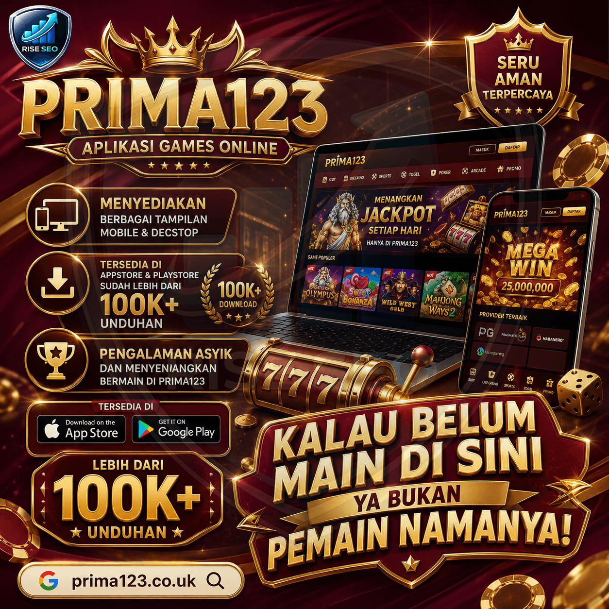 PRIMA123 🎰 Keseruan Bermain Games Slot Online Infini88 Hari Ini by Hey siriusly